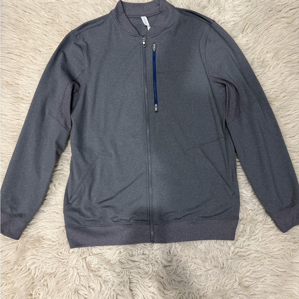 lululemon athletica Men's Charcoal Zip-Up Sweater